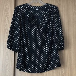 Polka dot blouse